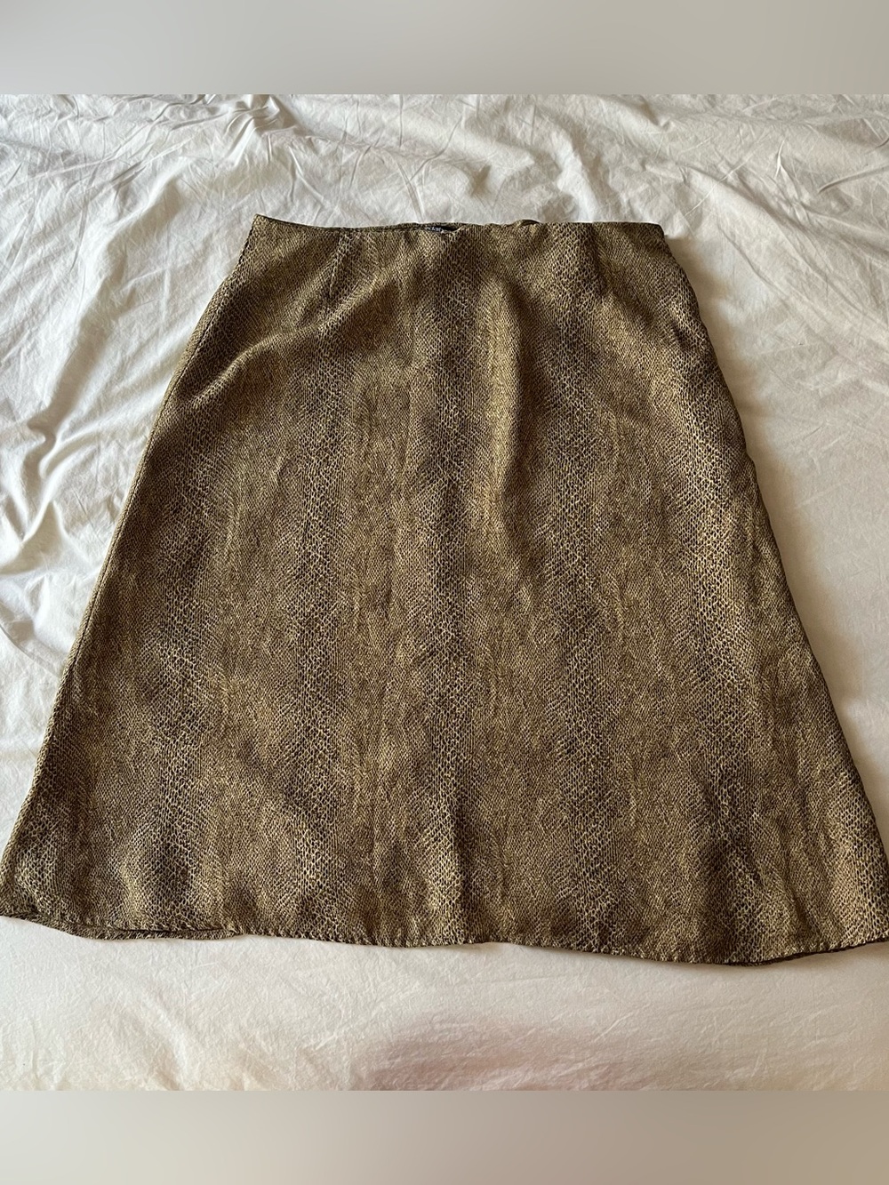 snakeskin skirt